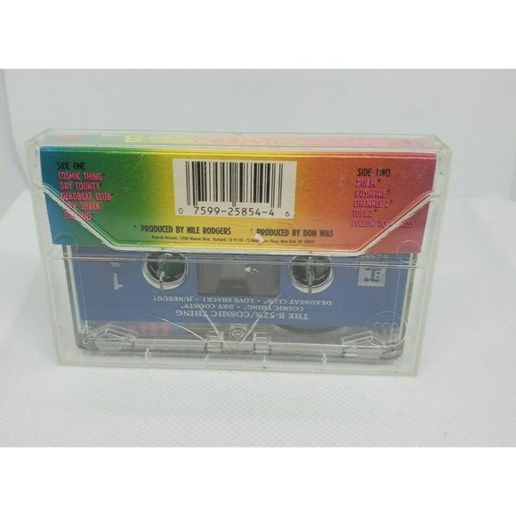 Cosmic Thing The B-52s Nile Rodgers Cassette Tape Like New 075992585446 - Picture 2 of 7